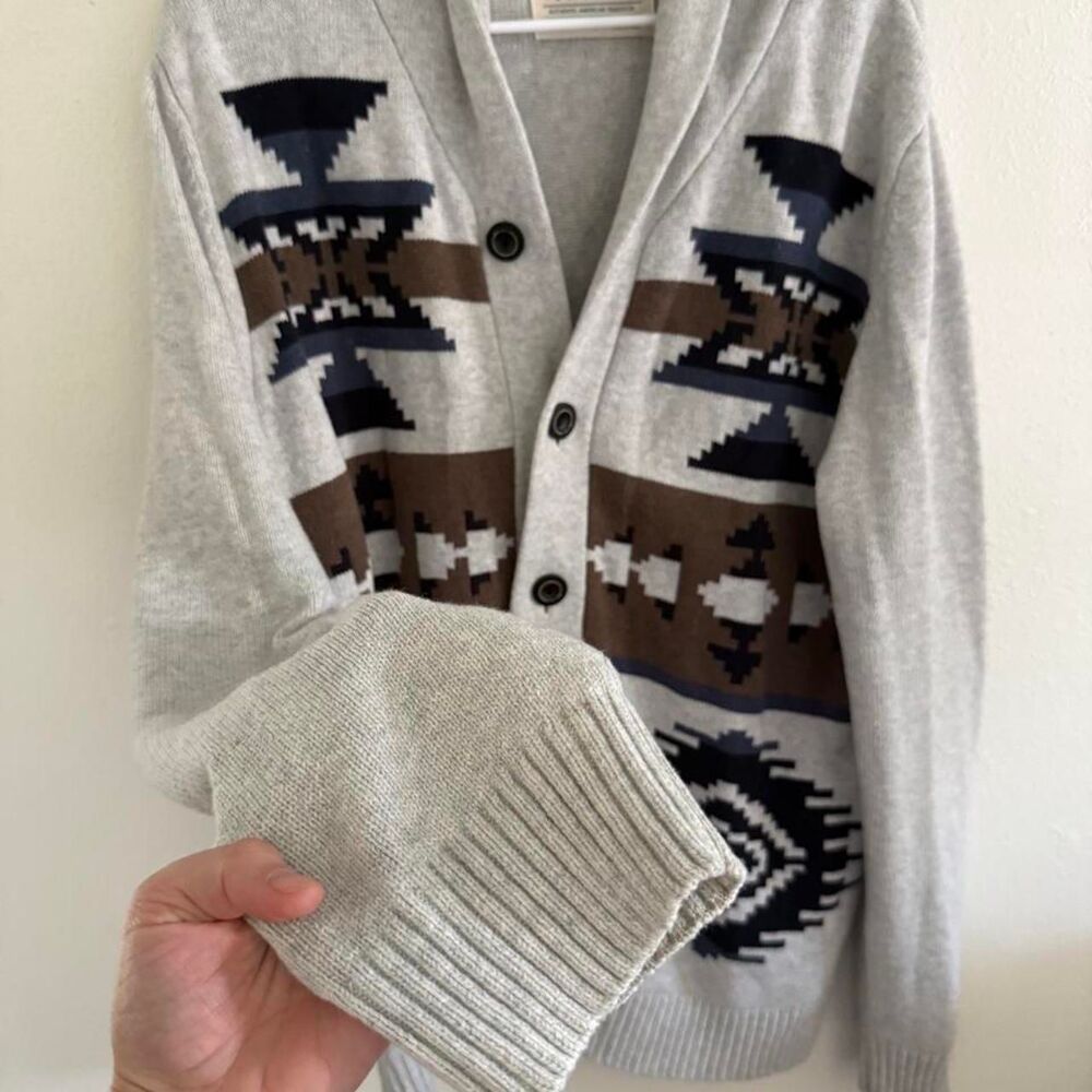 Aztec Pattern Cardigan - Picture 2 of 4